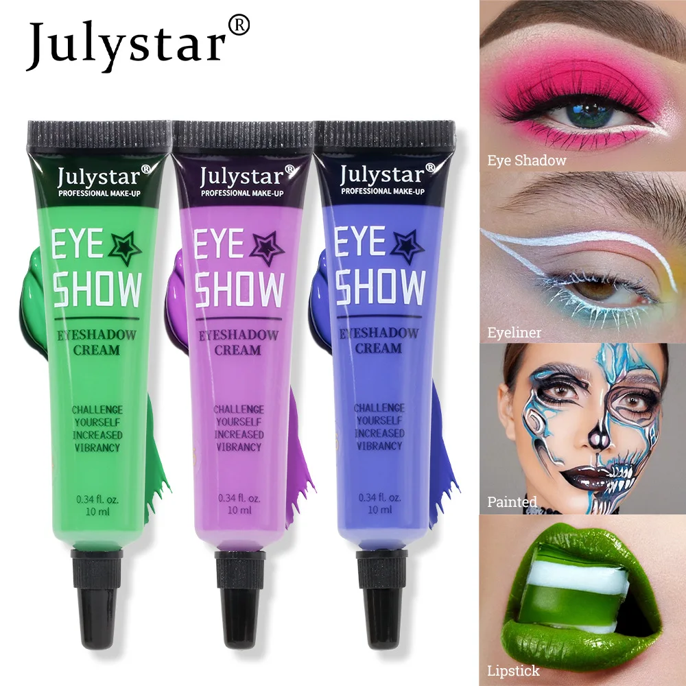 

Colored Primer Eye Shadow Liquid Eye Concealer not Easy to Smudge Shiny Color Eyeshadow Before Halloween Makeup