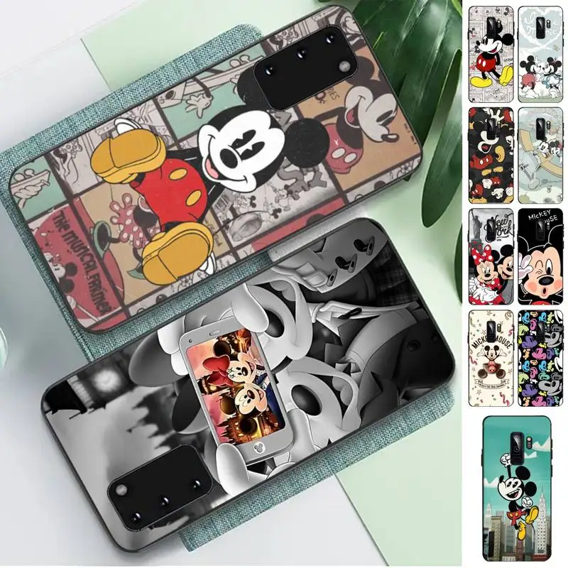 

Disney Mickey Mouse Phone Case for Samsung S10 21 20 9 8 plus lite S20 UlTRA 7edge