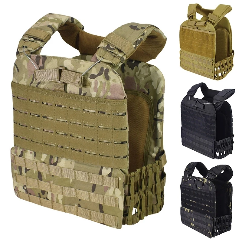 

Mege Nylon Hunting Tactical Vest Military Molle Plate Carrier Magazine Airsoft Paintball CS Outdoor Protective Lightweight Vest