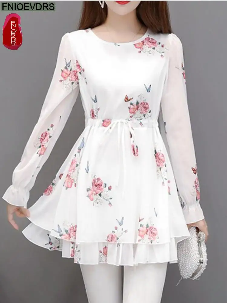Женская Офисная туника в стиле ретро элегантная винтажная Свободная блузка с