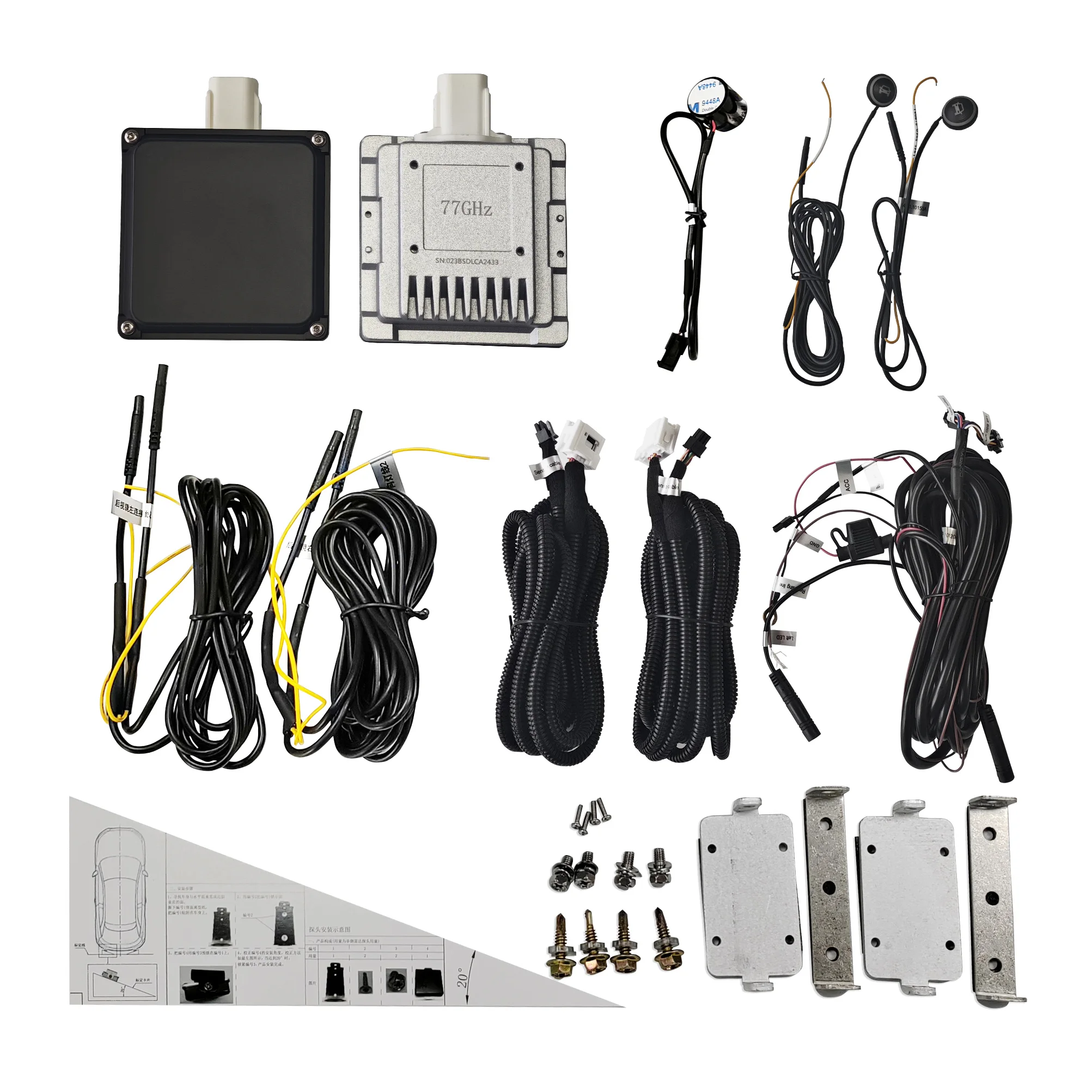 

Driintel 79 ГГц77 ГГц RCTA AOA Миллиметровая волна Радарная система обнаружения слепых зон BSD BSM BSA Микроволновой радар Мониторинг слепых зон