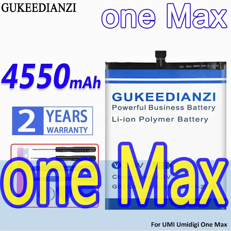 Фото Аккумулятор большой емкости 4550 мАч для UMI Umidigi One Max Onemax №1