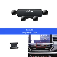 car mobile phone holder for jeep compass 2017 2021 smartphone air vent mounts holder gps stand bracket auto accessories