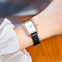 women watch rectangle ladies quartz wristwatch luxury brand fashion stainless steel waterproof dress watches female clock