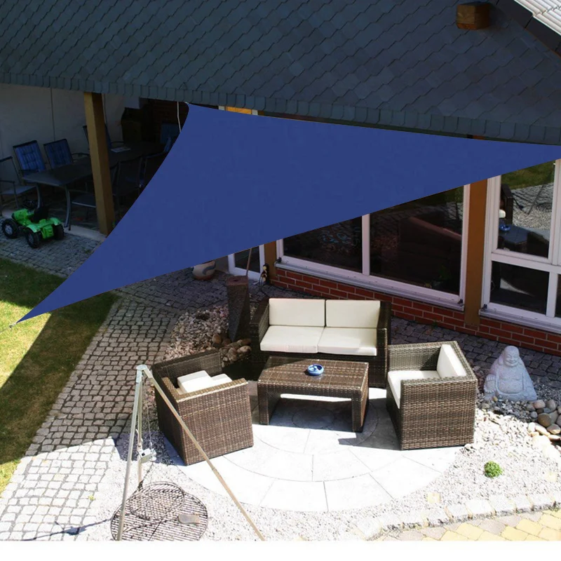 Синий солнцезащитный козырек садовый зонтик парус автомобильное укрытие