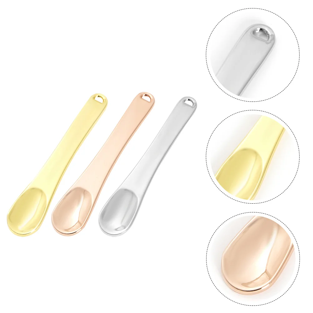 

Spoon Spatulacream Facial Makeup Scoop Beauty Small Dessert Skin Eye Mixing Spatulas Care Tiny Bar Waxingproducts