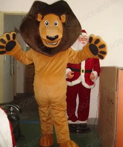 Новый взрослый профессиональный костюм талисмана LION для вечеринки