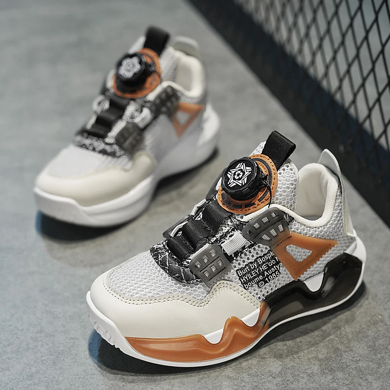 2023 Spring Summer Children's Sneakers Boys Running Shoes Fashion Breathable Mesh Sports Shoes Kids Sneakers zapatillas