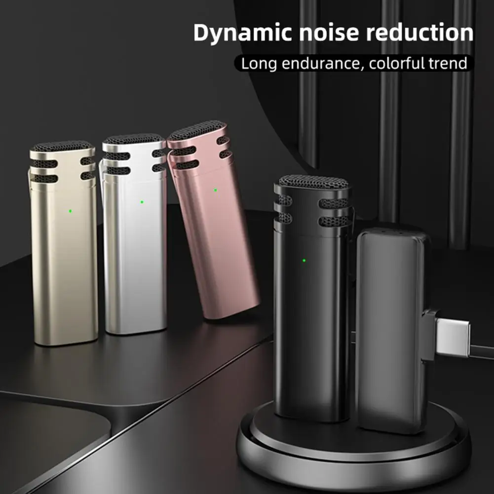 

Wireless Microphone HD Stereo 2.4G Audio Megaphone For Live Broadcast Video Meeting Interview Lecture Noise Reduction Radio Mic