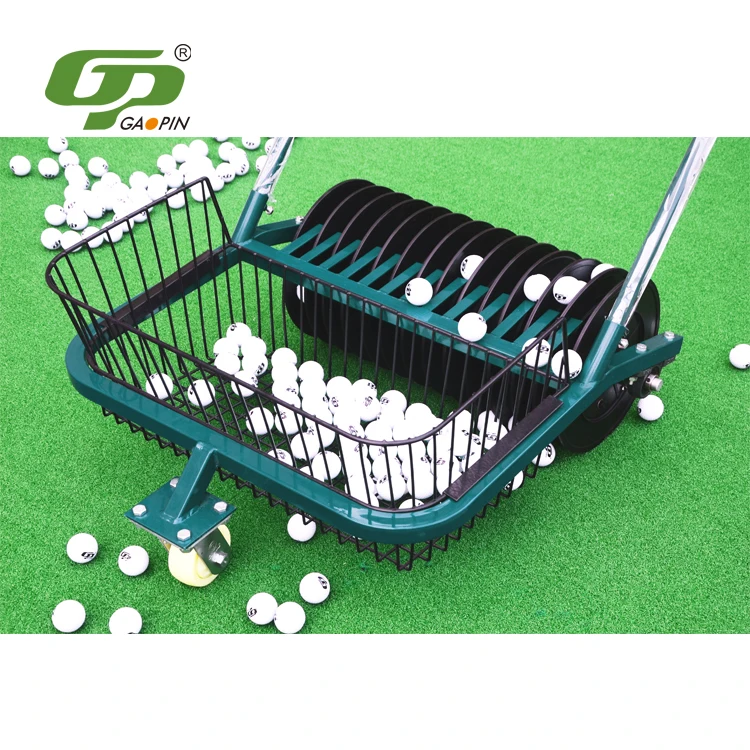 

Durable 13-Lane Hand Push Golf Ball Picker Up Machine for Driving Range