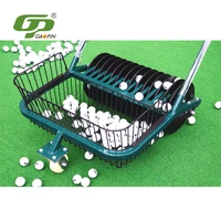 Durable 13-Lane Hand Push Golf Ball Picker Up Machine for Driving Range