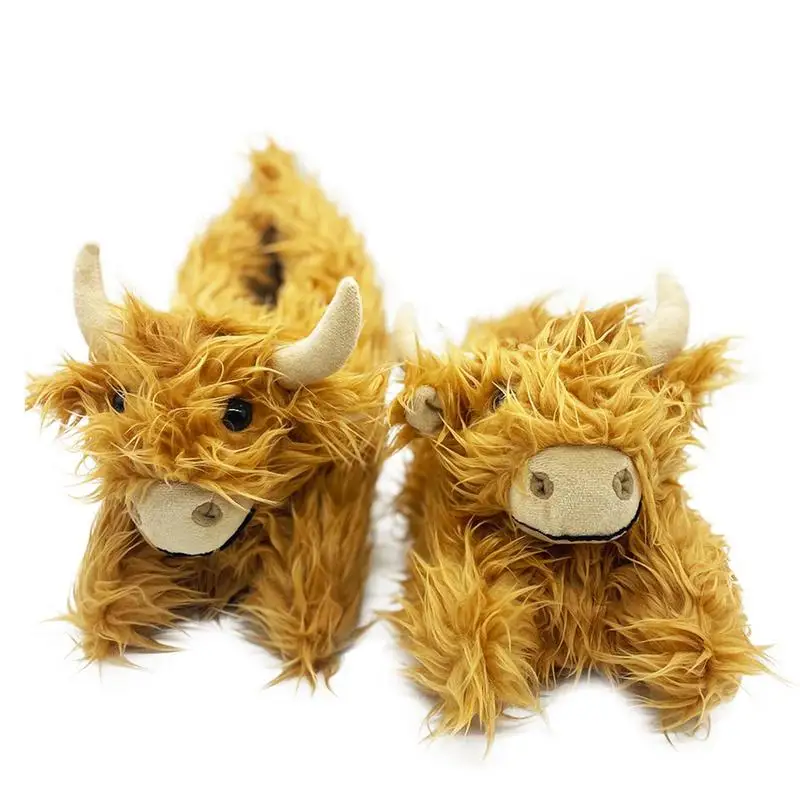 

Теплые тапочки с животными, Нескользящие домашние теплые тапочки для взрослых