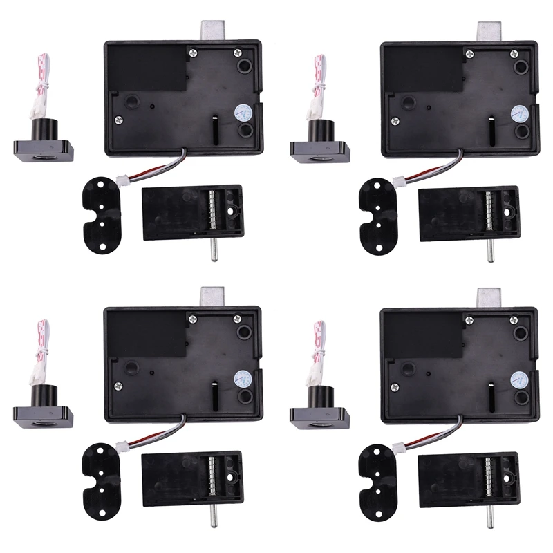 

4X Drawer Intelligent Electronic Lock File Cabinet Lock Storage Cabinet Fingerprint Lock Cabinet Door Fingerprint Lock