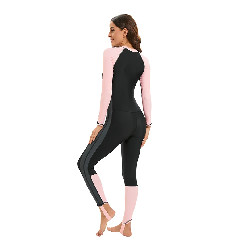 TYAKKVE 2023 Profession Diving Suit Women Jumpsuit One Piece Wetsuit Swimsuit Long Sleeve Swimwear Women Bathing Suit Surfing