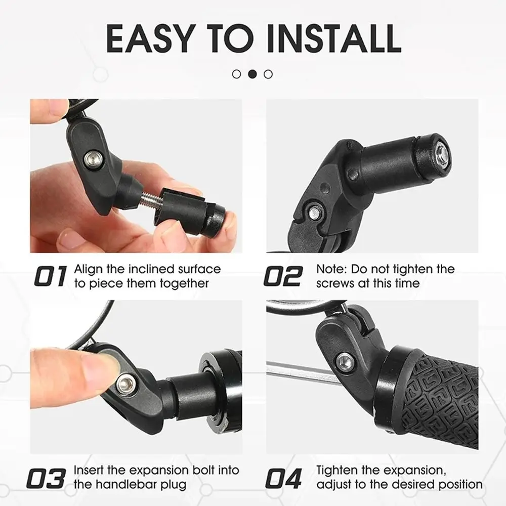 Зеркало заднего вида вращающееся на 360 градусов регулируемое зеркало руль