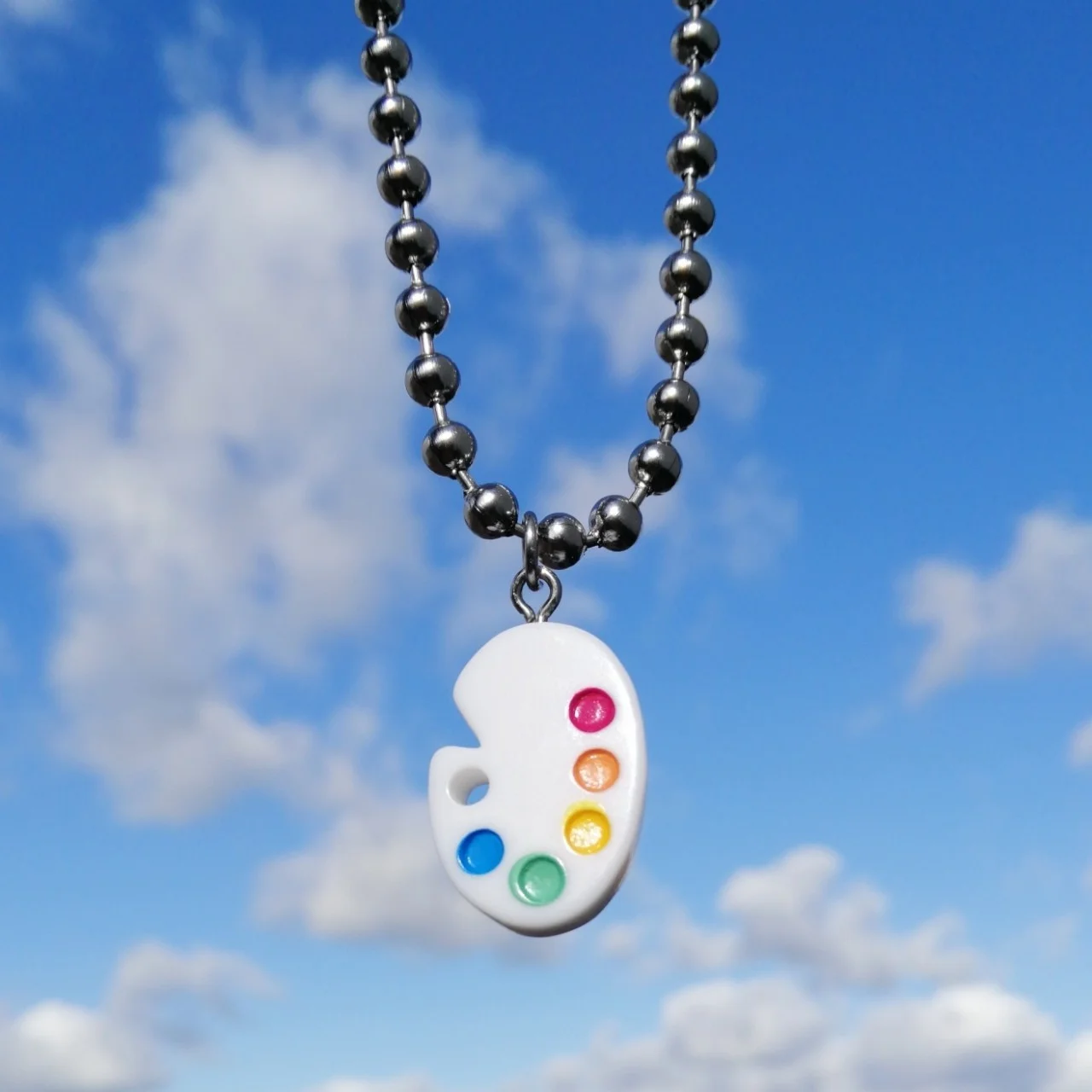 

Drawing Pendant Jewelry on the Neck Vintage Chain Necklace for Women Gothic Accessories Woman Choker Punk Pendants Friends