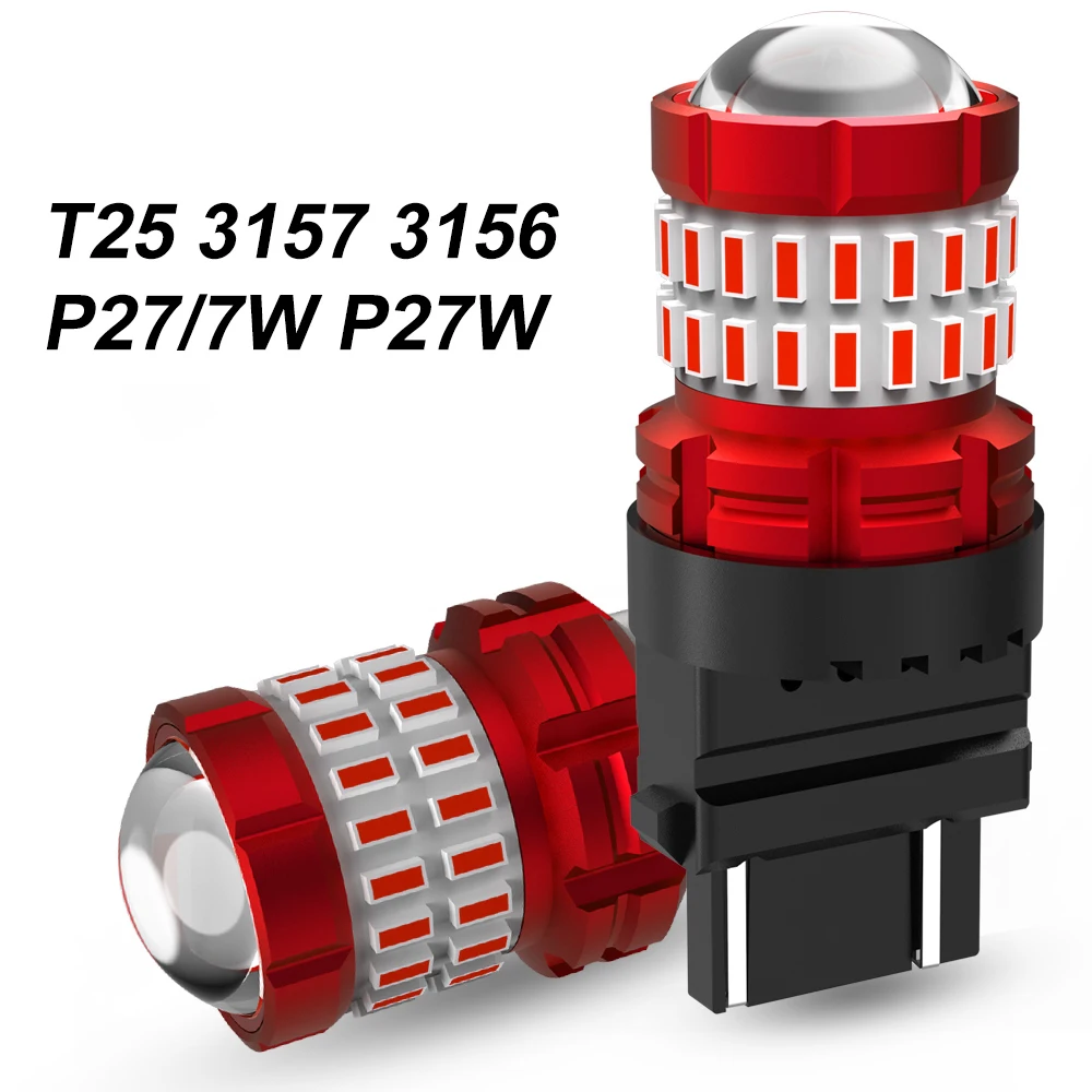 

BMTxms 2 шт. красный P21W P21/5W BAW15D PR21/5W BAZ15D P21/4W 3157 P27 W21W W21/5W светодиодный стоп-сигнал задний фонарь для Ford Focus 2 Octavia