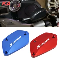 for bmw s1000r 2020 2022 new design motorcycle aluminum accessories cnc front brake fluid reservoir cap cover with logo s1000r
