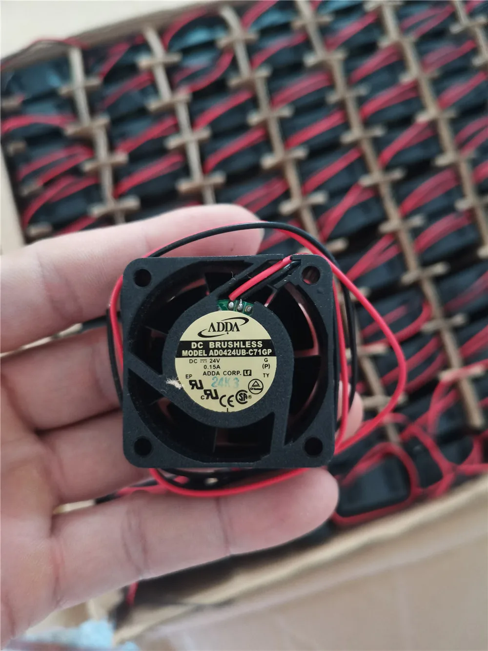 Новинка, охладитель вентилятора для аксессуаров, Φ 4020 A 4 см 24 в A, двухрядный шарикоподшипник