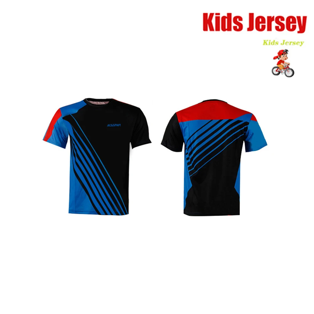 Детский трикотаж для горного велосипеда с короткими рукавами мотоциклетный