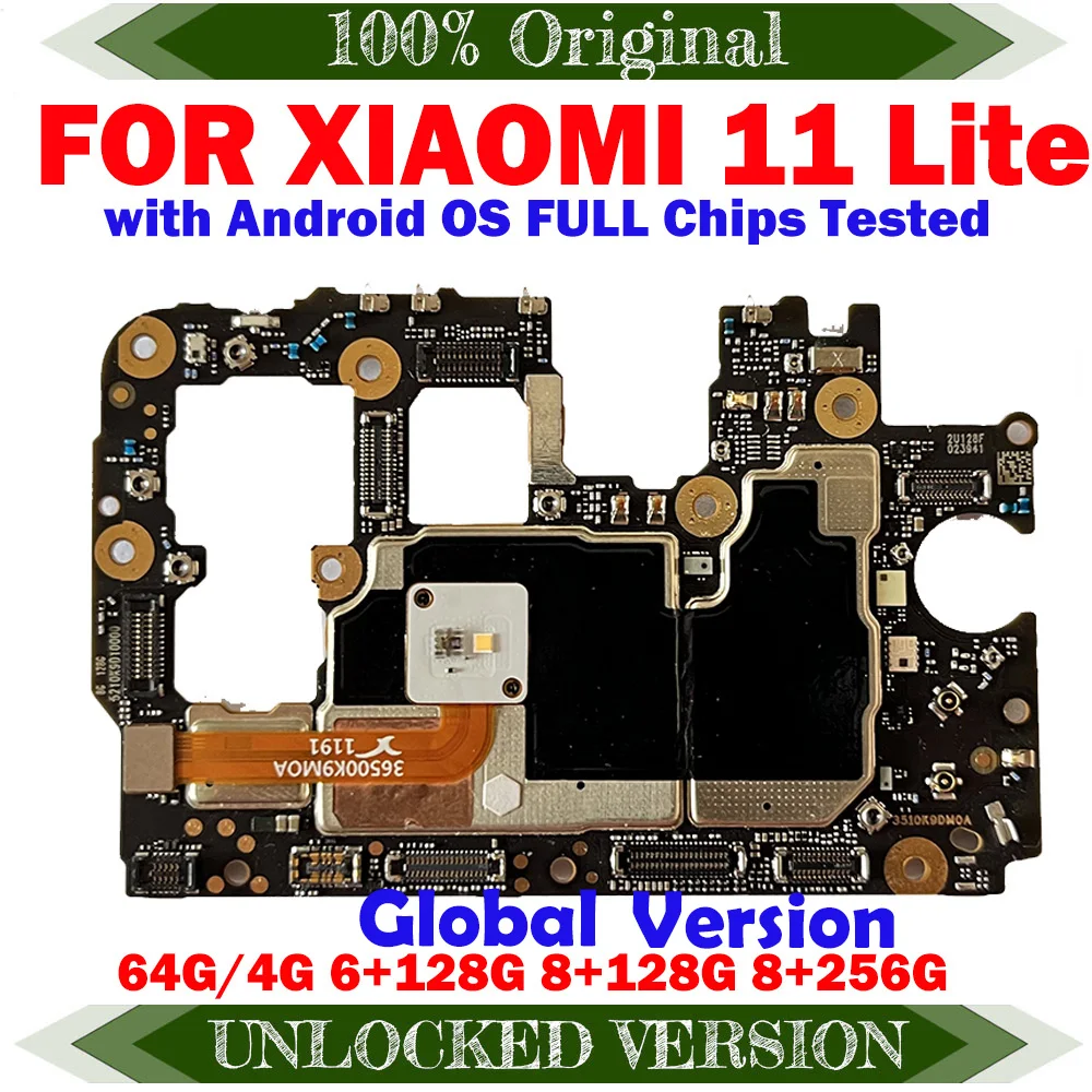 Глобальная версия материнская плата для Xiaomi Mi 11 11Pro ультра хорошо
