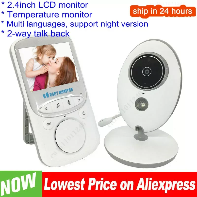 

Беспроводная видеоняня с датчиком температуры и функцией ночного видения