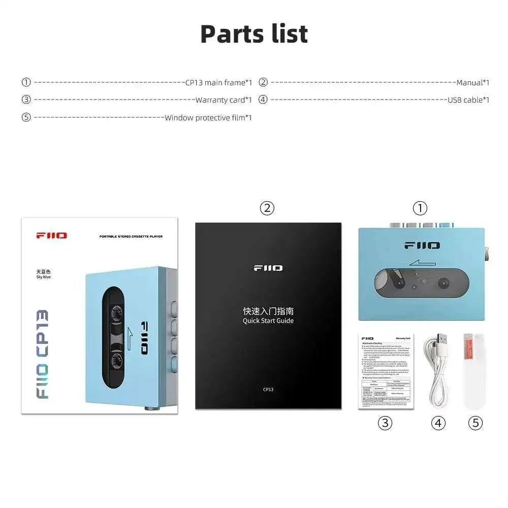 Фото Портативный MP3-плеер FiiO CP13 в ретро-стиле, классический, с HIFI-качеством звука, двойным режимом воспроизведения, стерео, из алюминиевого сплава, с настраиваемым динамиком №4
