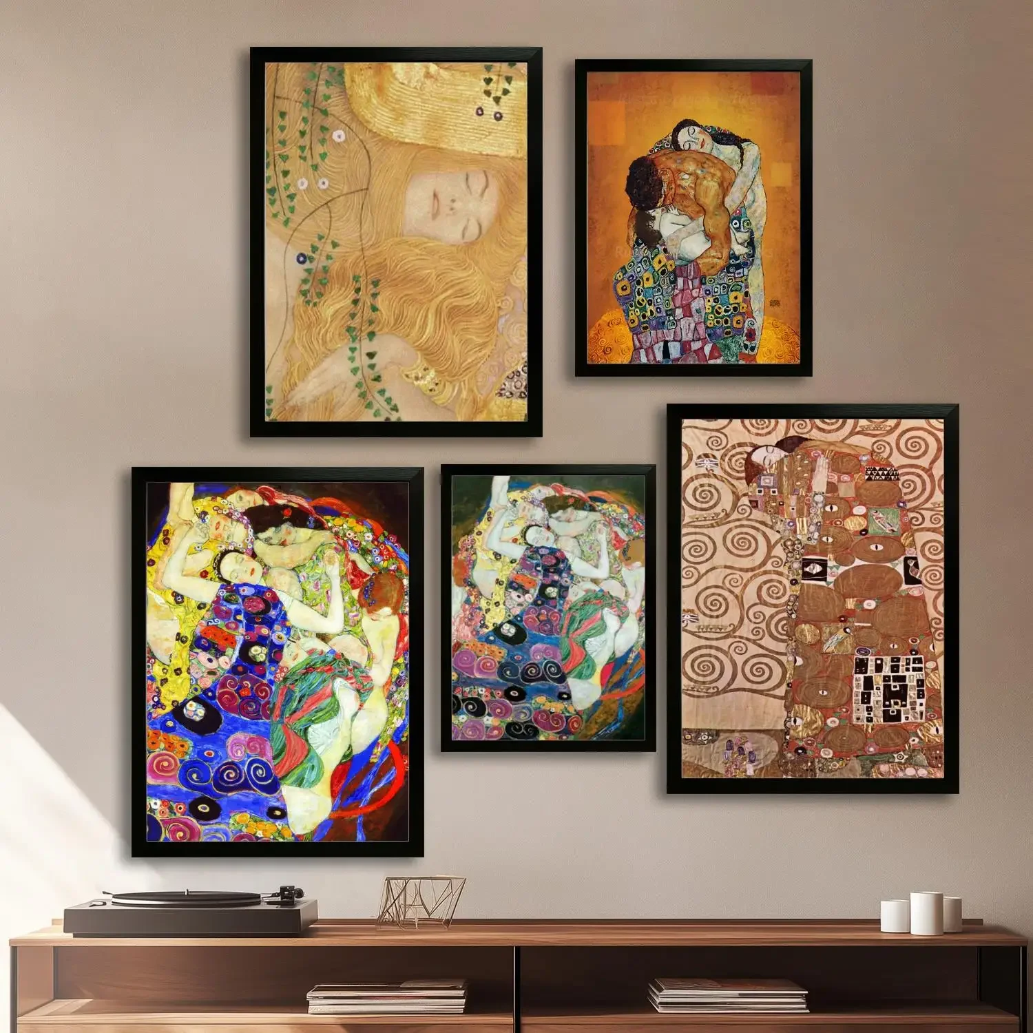 gustav klimt художник холст художественный постер и настенное искусство печать с