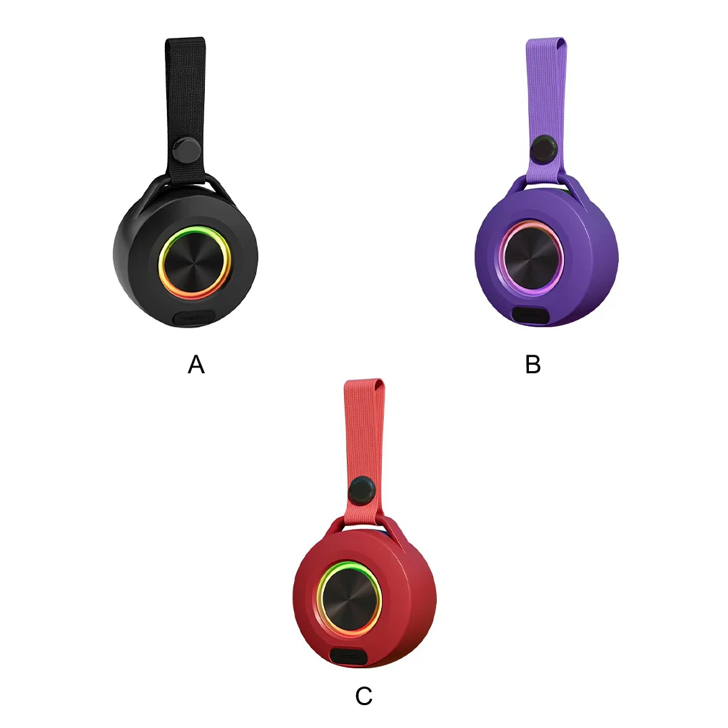 

Беспроводной RGB-динамик, совместимый с Bluetooth, водонепроницаемый сабвуфер, подвесной громкоговоритель, прозрачный громкоговоритель для автомобиля, черный