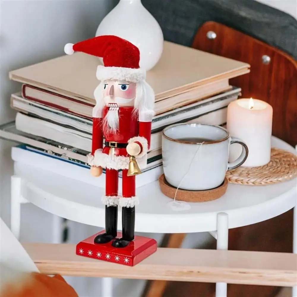 

Nutcracker Decoration Painted Mini Handwork Creative Wonderful Party Supplies European Home Ornaments Wood And Cloth 25cm