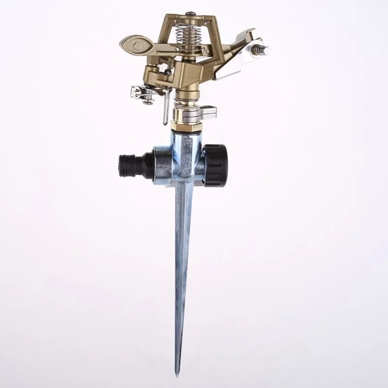 

Садовый металлический разбрызгиватель, поворотный рычаг, поворотная Насадка для воды, импульсный распылитель для системы полива