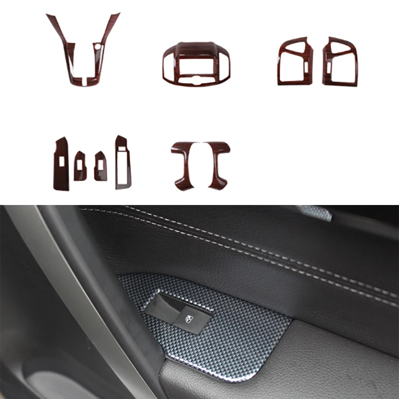 

Fit for Chevrolet Captiva 2012-2017 cars carbon fiber grain interior wood grain steering wheel decoration modified