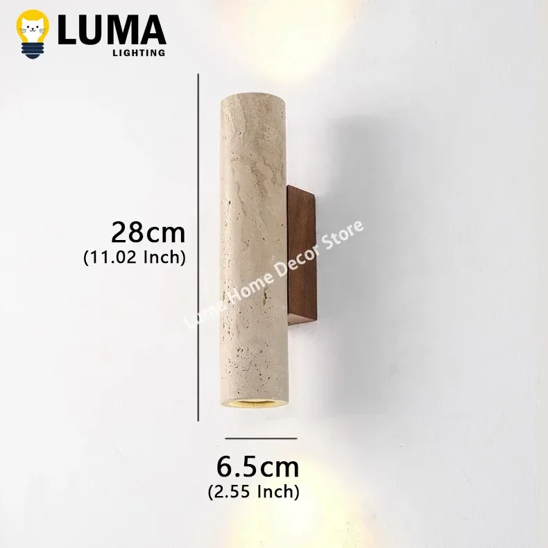 

LUMA Wabi-Sabi настенный светильник из камня