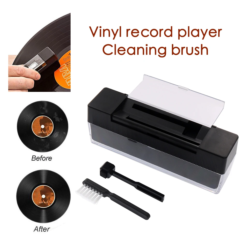

Anti Static Vinyl Record Cleaner Cleaning Brush Professional Dust-Remover for Charm Turntables Cleaning Tools Kits
