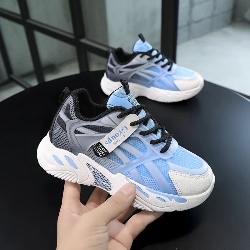2022 New Men's Women's Running Shoes Unisex Original Kids Shoes Boys Fashion Anti Slip Girls Shoes Kids Mesh Surface Sneakers