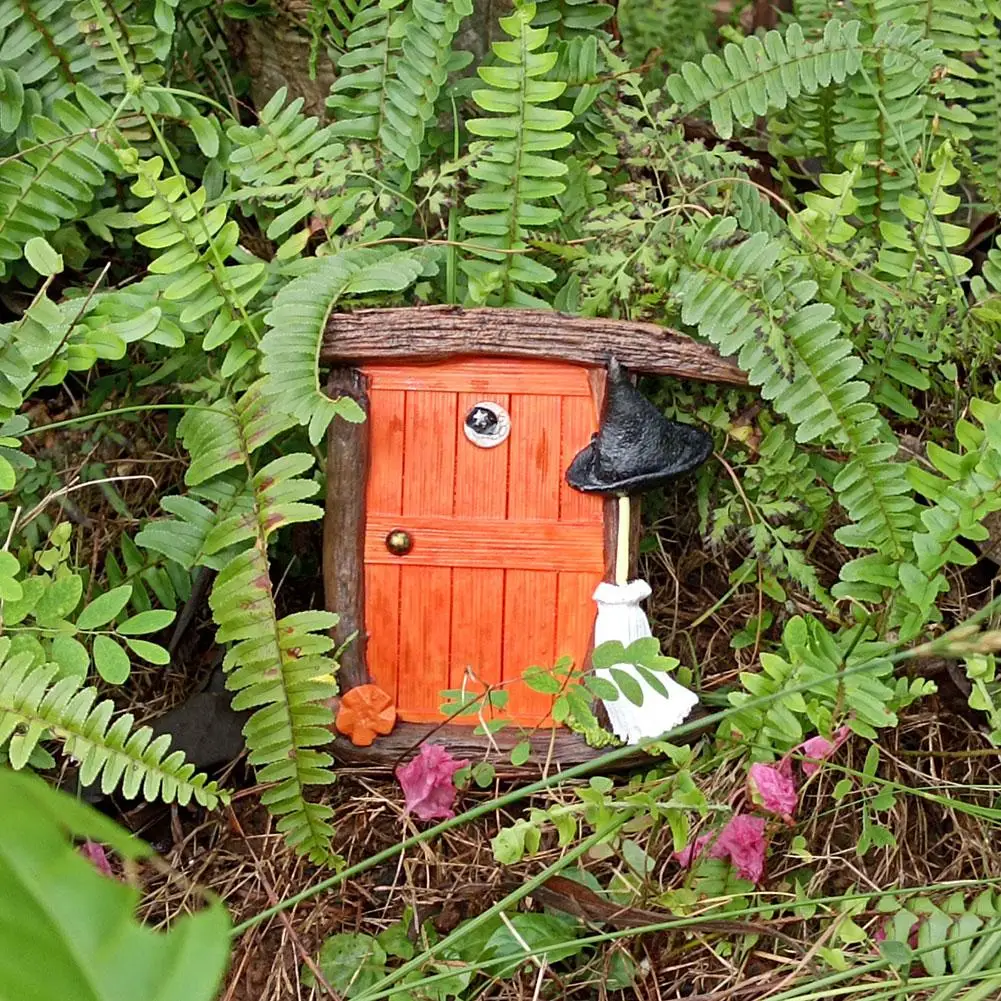 Деревянные сказочные двери эльфа мини Домашние украшения микро искусственные