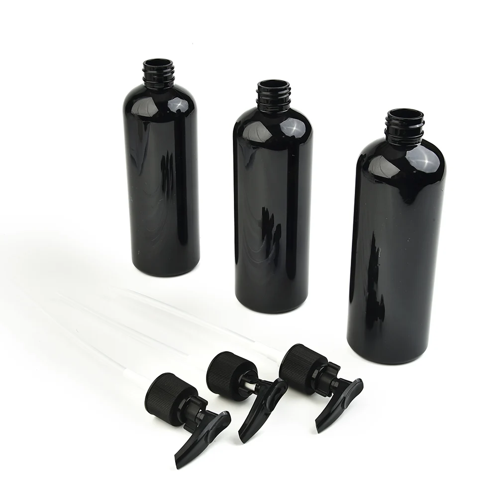 

3pcs 300mL Empty Lotion Pump Bottle Pump Shampoo Soap Dispenser Refillable Water New Bathroom Portable Soap Dispensers