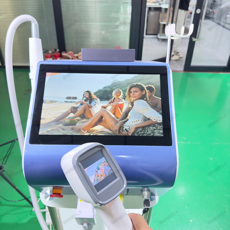 Лазерная диода Mesin Penghilang Bulu 2 в 1 755 нм 808 1064 Tato пикосекундная NDYAG