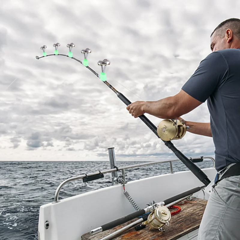 5/20 шт. двойные спиральные колокольчики рыболовный колокольчик сигнализация