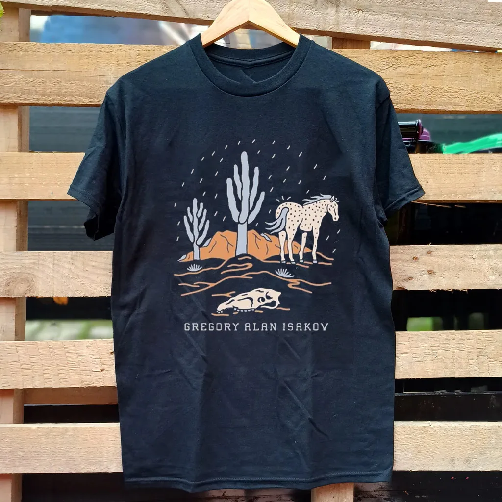 Футболка Gregory Alan Isakov Tour хлопок S-5XL