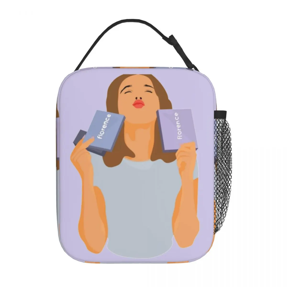 Изолированная сумка-тоут для ланча миллие Бобби коричневые аксессуары Флоренции