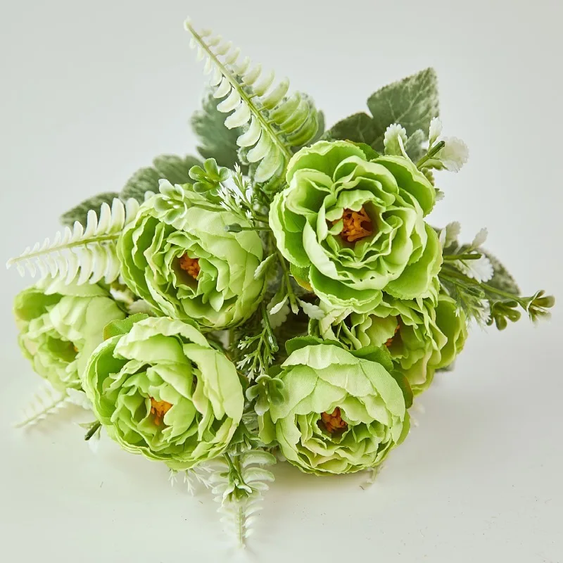 

Imitation Flower Peony Fake Flower Home Soft Decoration Hotel Table Decoration Silk Flower Home Wedding Decoration Hand Flower