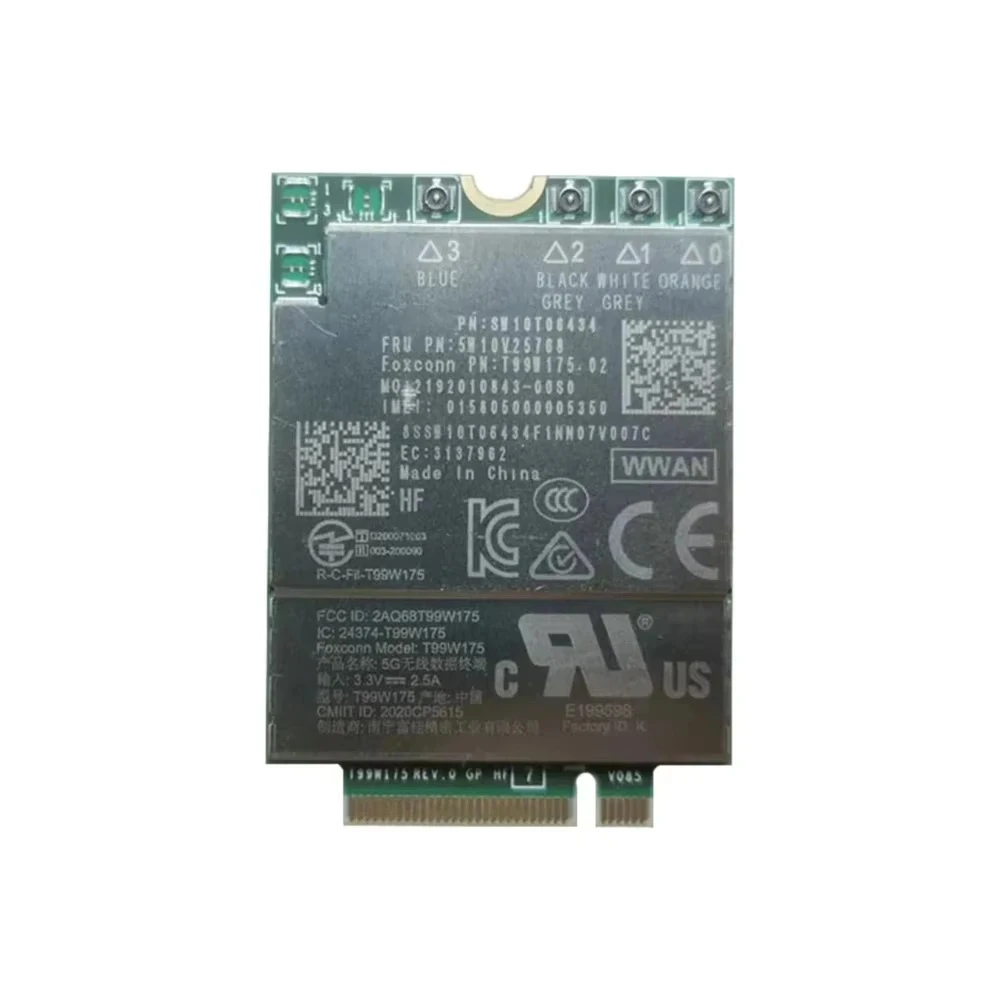 Фото Оригинальный модуль SDX55 T99W175 5G M.2, 5G NR Sub-6G/mmWave для AT&T, Sprint, Vodafone, Telefonica, Telstra, DOCOMO, KDDI и X1 Carbon 9-го поколения №3