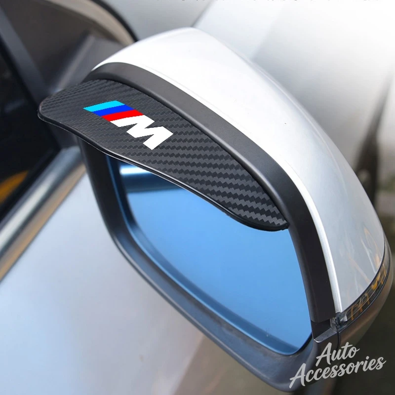 Фото Наклейки-козырьки от дождя на зеркала заднего вида из карбона для BMW M Sport M2 M3 M4 M5 M6 E46 E90 E60 E39 E36 F20 X3 X6 №3