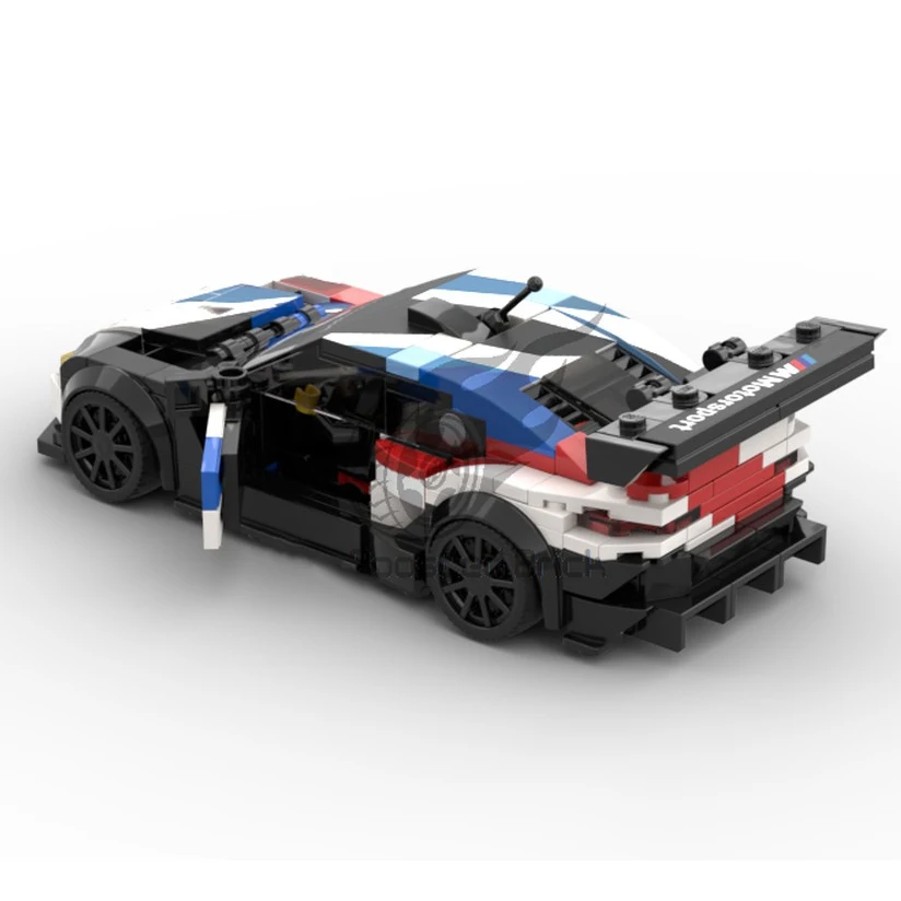 Фото Конструктор MOC-181213 «Городской спортивный автомобиль», 412 деталей, совместимый с другими брендами, креативный подарок, игрушка для самостоятельной сборки №3