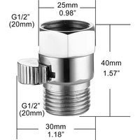 chrome plated angle valve valve water stop valve brass chrome 025 g12 connections hot and cold valve core polished chrome
