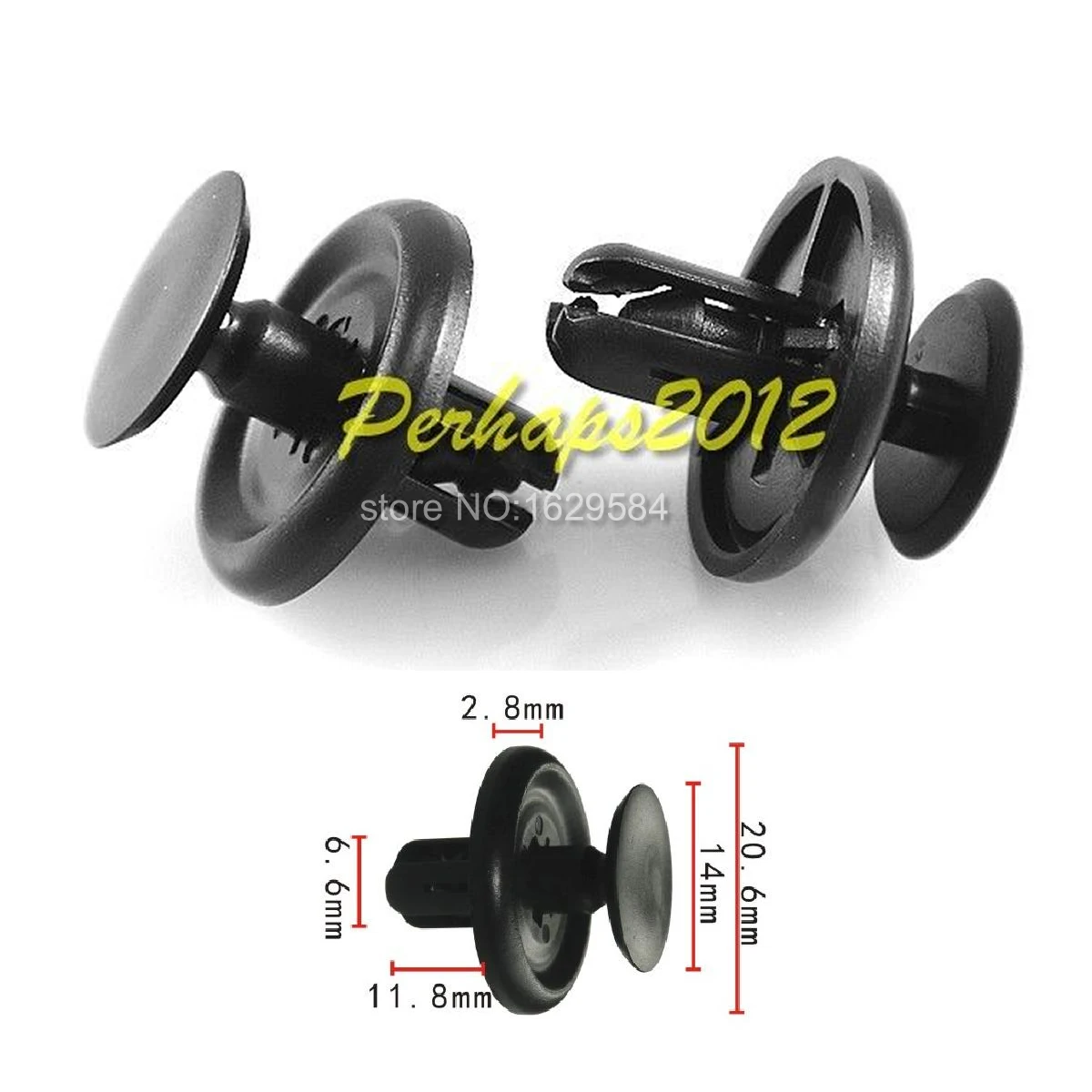 

10/50/100x для 2002-On двигателя под крышкой OEM клипса фиксатор крепления 90467-07201 9046707201 для Toyota