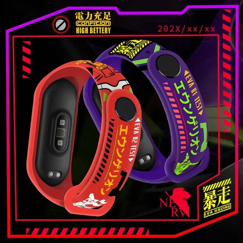 Силиконовый сменный смарт-браслет для Mi Band 7 4