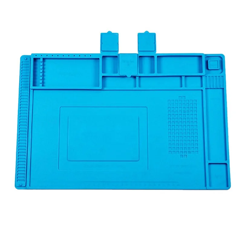 Силиконовый паяльный коврик антистатический магнитный для ремонта электроники