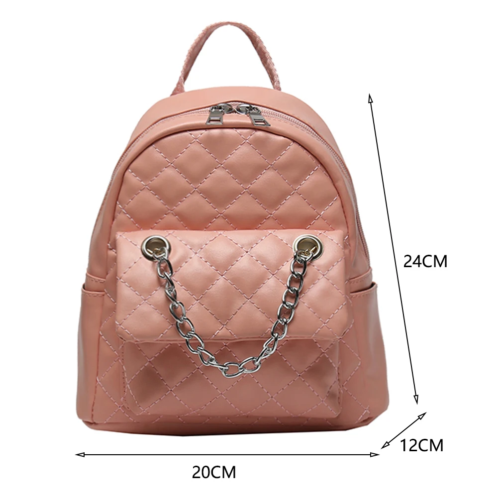 Модный женский рюкзак с ромбовидным узором водонепроницаемая сумка дешевая